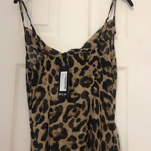 Nasty gal leopard dress 0